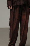 MUTEDANCE embroidered printed and dyed trousers MD21SS46